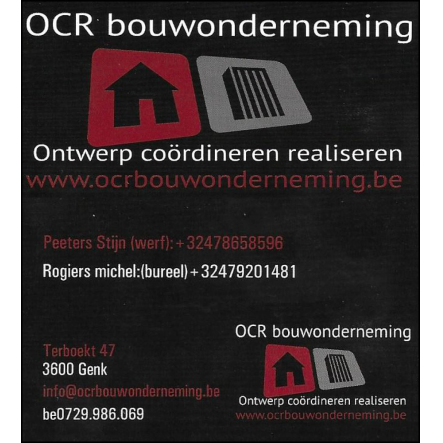 OCR Bouwonderneming