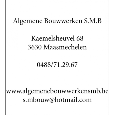 Algemene Bouwwerken SMB