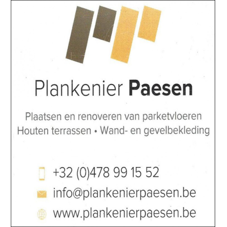 Plankenier Paesen