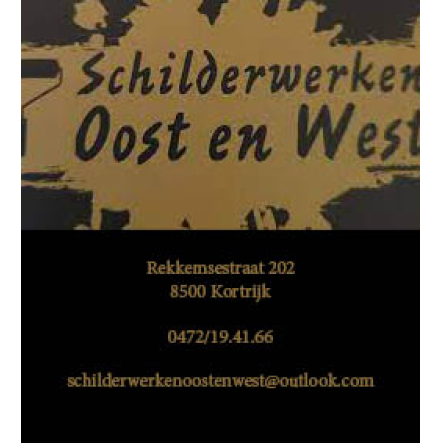 Schilderwerken Oost en West