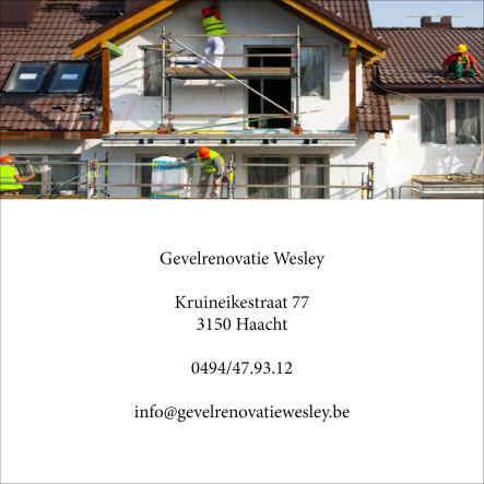 Gevelrenovatie Wesley