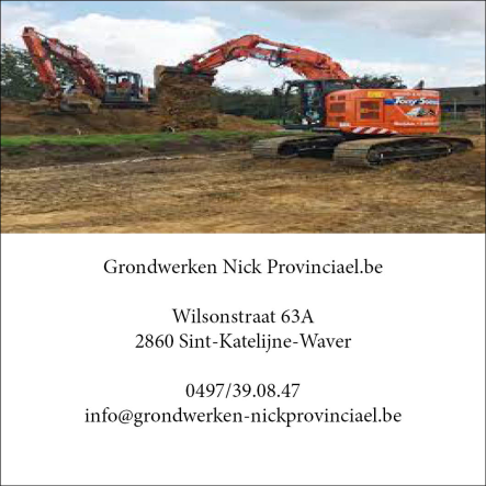 Grondwerken Nick Provinciael