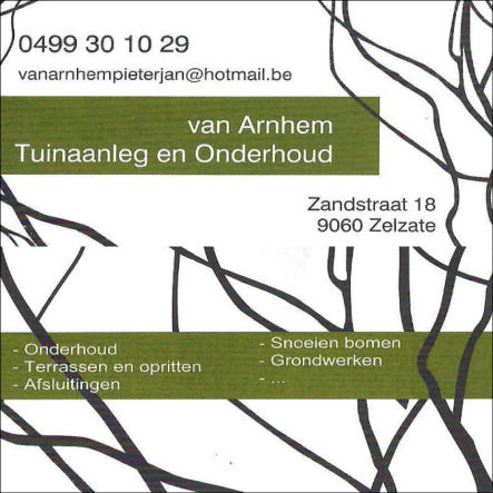 Tuinaanleg en onderhoud Van Arnhem