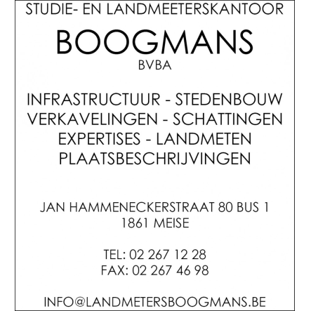 Studie- en landmeterskantoor Boogmans