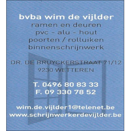Bvba Wim De Vijlder