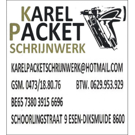 Karel Packet Schrijnwerk